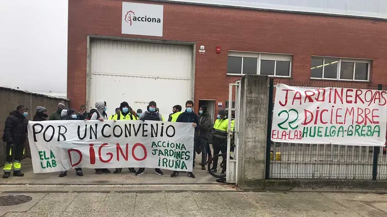 Subcontrata de jardines del Ayuntamiento de Pamplona convoca paros parciales. ELA