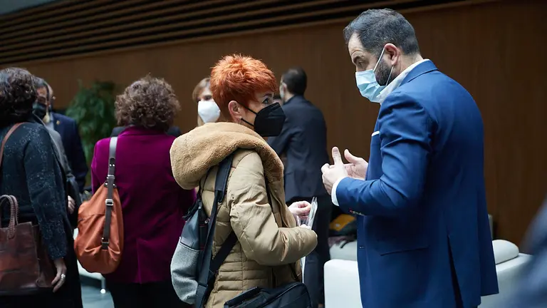 Pleno del Parlamento de Navarra. IÑIGO ALZUGARAY