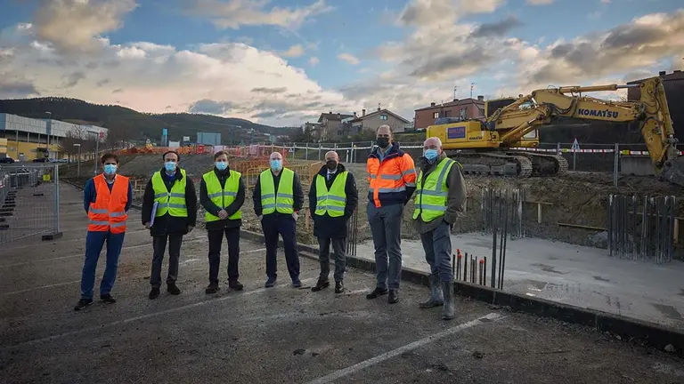 Visita a la obra. GOBIERNO DE NAVARRA