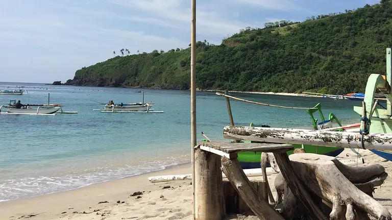 Una playa de Indonesia. CEDIDA