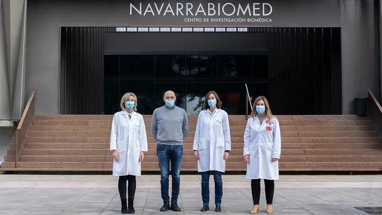 Eva Zalba Garayoa, Jesús Manuel Carpintero Navarro, Itziar Blanco Platero y Ruth García Rey. GOBIERNO DE NAVARRA