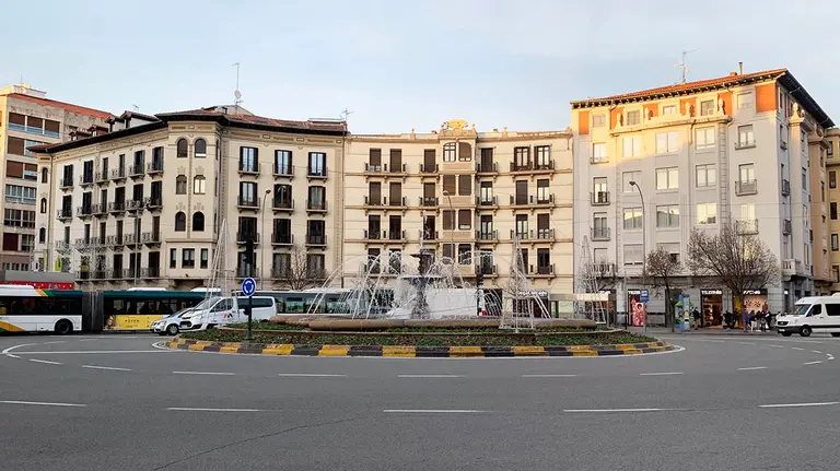 Plaza de Merindades en Pamplona. Navarra.com