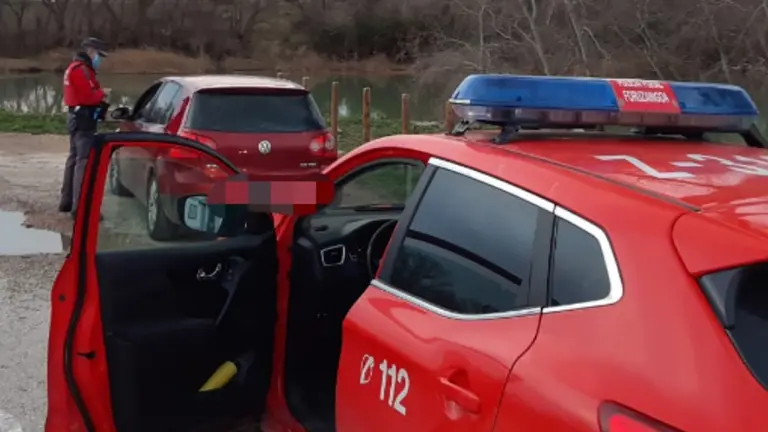 Un conductor que circulaba con sus hijos en el vehículo ha dado positivo en heroína y cocaína este miércoles en Caparroso. POLICÍA FORAL