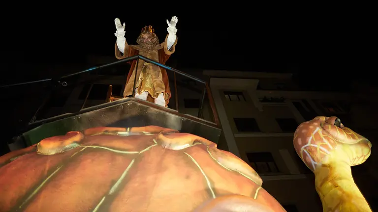 Cabalgata de los Reyes Magos en Pamplona. IÑIGO ALZUGARAY