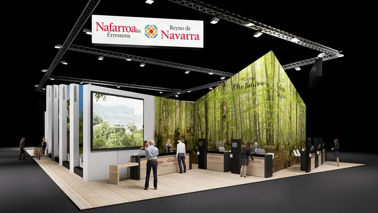 Stand de Navarra en Fitur. GOBIERNO DE NAVARRA