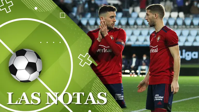Osasuna se enfrenta al Celta de Vigo en el estadio de Balaídos en la vigésimo primera jornada de La Liga Santander.