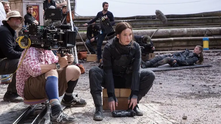 Jennifer Lawrence en la franquicia multimillonario Los juegos del hambre