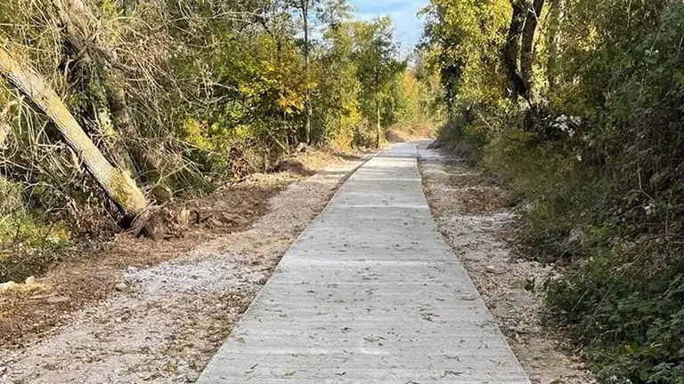Nuevo carril bici y peatonal en el Valle de Ollo. GOBIERNO DE NAVARRA