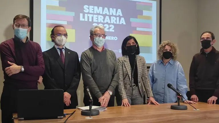 Presentación de la Semana literaria 2022 en Tudela. AYUNTAMIENTO DE TUDELA
