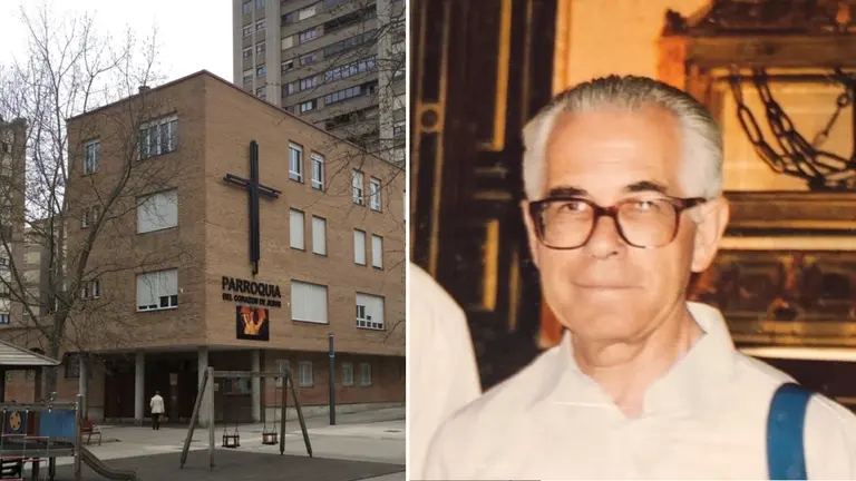 Fallece don Agustín García Larragueta, párroco fundador de la parroquia del Corazón de Jesús de Pamplona. GOOGLE/FACEBOOK