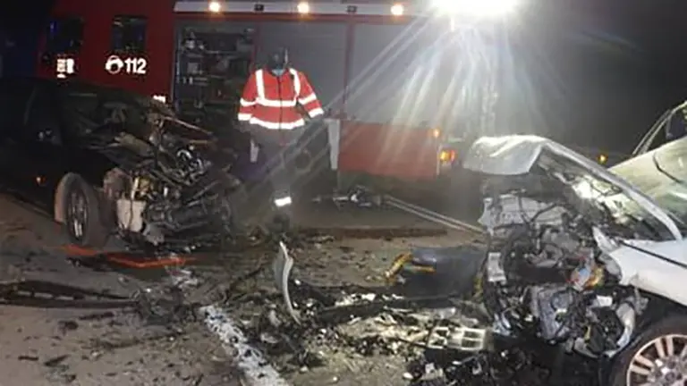 Una vecina de Cascante en estado cr&iacute;tico tras un brutal accidente en la N-121. POLIC&Iacute;A FORAL