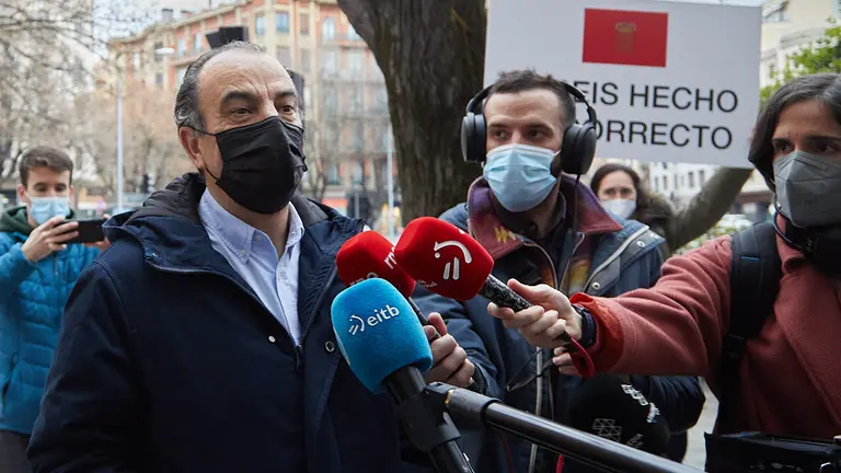 Ejecutiva extraordinaria de UPN tras el conflicto con sus dos diputados en el Congreso de los Diputados. IÑIGO ALZUGARAY