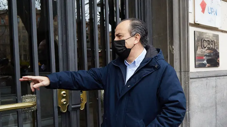 Ejecutiva extraordinaria de UPN tras el conflicto con sus dos diputados en el Congreso de los Diputados. IÑIGO ALZUGARAY