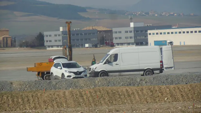 Obras en la parcela de la planta. NAVARRA SUMA