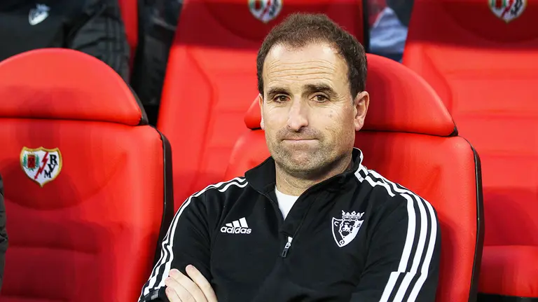 Jagoba Arrasate en el partido Rayo Vallecano - Osasuna.
Irina R. Hipolito / AFP7 / Europa Press.