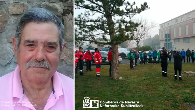 Dispositivo de b&uacute;squeda del hombre desaparecido en Sang&uuml;esa BOMBEROS DE NAVARRA