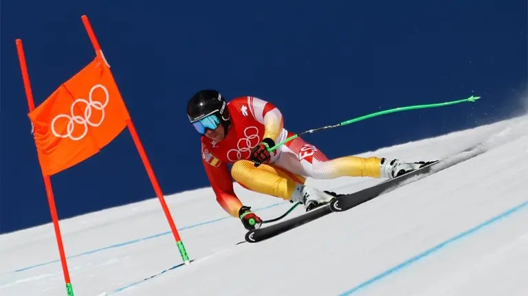 El esquiador navarro Adur Etxezarreta. RFEDI. Europa Press.