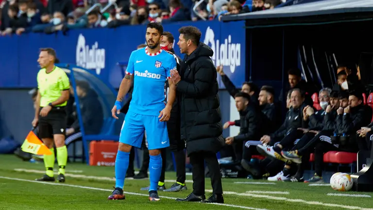Partido de La Liga Santander entre Osasuna y Atlético de Madrid disputado en el estadio de El Sadar. IÑIGO ALZUGARAY