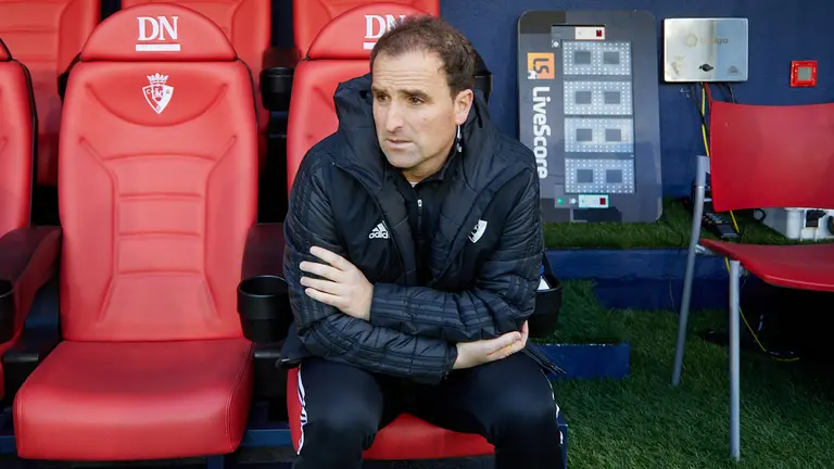 Partido de La Liga Santander entre Osasuna y Atlético de Madrid disputado en el estadio de El Sadar. IÑIGO ALZUGARAY