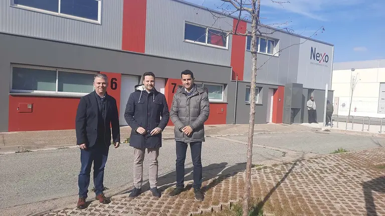 Alejandro Toquero visita la nueva sede de Dédalo. AYUNTAMIENTO DE TUDELA