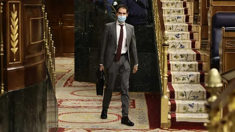 El diputado de UPN, Sergio Sayas, a su llegada a una sesión plenaria en el Congreso de los Diputados
Eduardo Parra / Europa Press