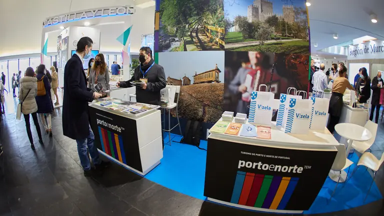 Feria Internacional de Turismo Navartur que se celebra en Baluarte. IÑIGO ALZUGARAY