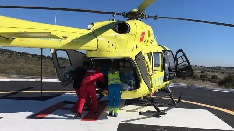Helicóptero del Summa. 112 COMUNIDAD DE MADRID