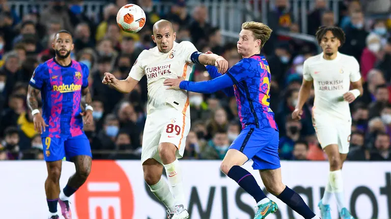 Partido FC Barcelona - Galatasaray de la Europa League en el Camp Nou. Photo: Gerard Franco/DAX via ZUMA Press Wire/dpa
Gerard Franco/DAX via ZUMA Press / DPA.