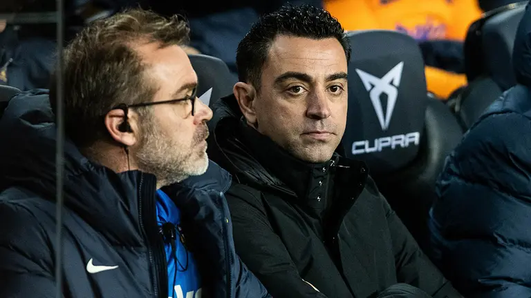 Osasuna se enfrenta al F.C. Barcelona en el Camp Nou en el partido correspondiente a la vigesimo octava jornada de La Liga. EUROPA PRESS