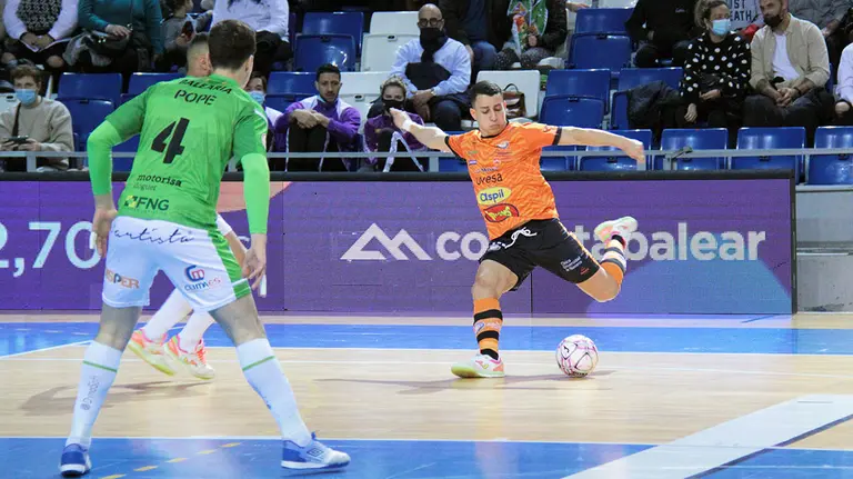 Partido de fútbol sala Palma Futsal - Ribera Navarra en Palma de Mallorca. Cedida.