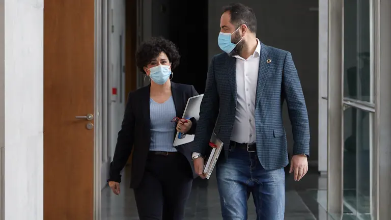 Mesa y Junta de Portavoces del Parlamento de Navarra. IÑIGO ALZUGARAY