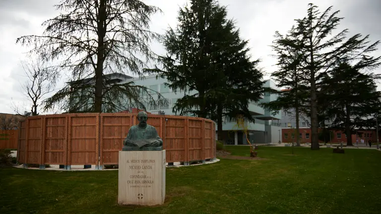 Nicasio Landa fue un médico navarro y el cofundador de la Cruz Roja Española. IRANZU LARRASOAÑA