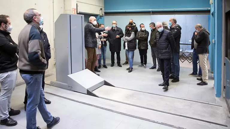 La Gerencia de Urbanismo y la Comisión de Urbanismo han visitado las instalaciones del crematorio en el cementerio municipal. AYUNTAMIENTO DE PAMPLONA