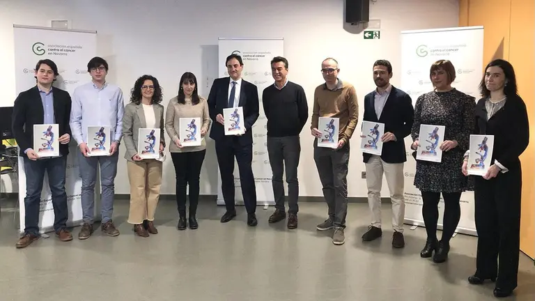 Imagen de los investigadores - ASOCIACIÓN ESPAÑOLA CONTRA EL CÁNCER EN NAVARRA