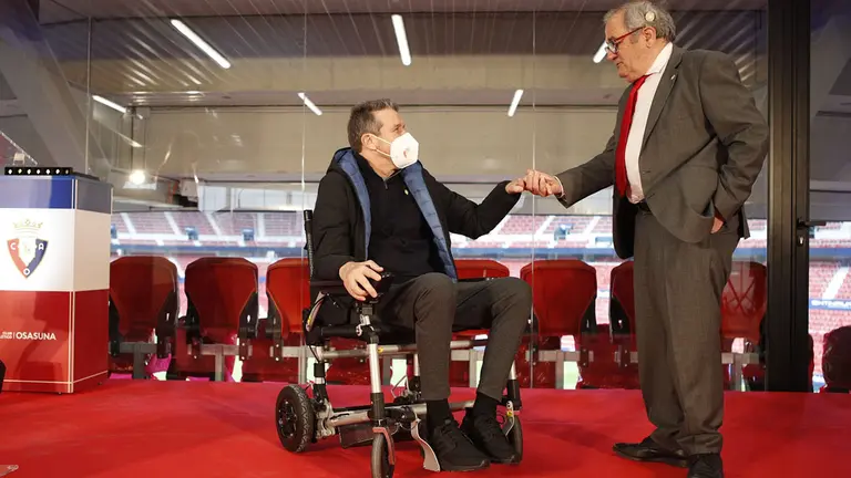 Osasuna homenajeará a Juan Carlos Unzué en El Sadar en el partido contra el Deportivo Alavés. C.A.OSASUNA