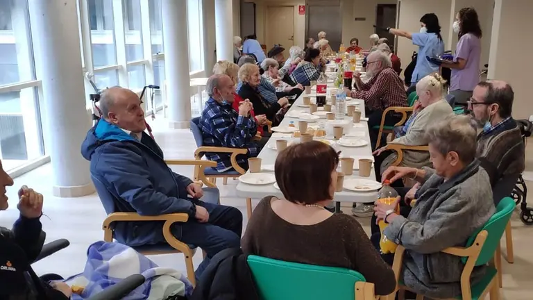 Fiesta de bienvenida a los residentes de El Vergel desplazados a causa de las inundaciones del mes de diciembre. - GOBIERNO DE NAVARRA