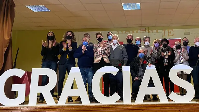 Homenaje en Cadreita a los cargos municipales socialistas CEDIDA