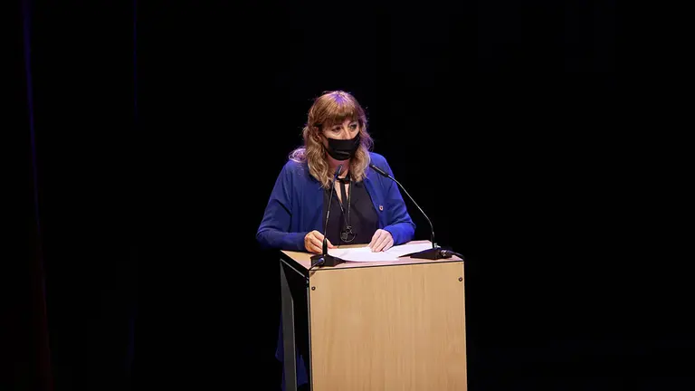 Intervención de la consejera Ollo en la entrega de premios del V concurso escolar ¡Diversidad fuente de riqueza' - GOBIERNO DE NAVARRA