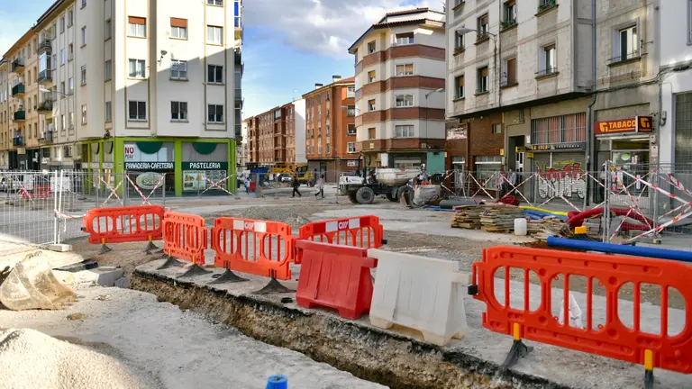 Fallece en Pamplona un trabajador de 52 años en el barrio de la Milagrosa. PABLO LASAOSA