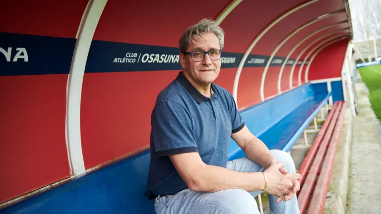 Iñaki Ibáñez, delegado de Osasuna. PABLO LASAOSA
