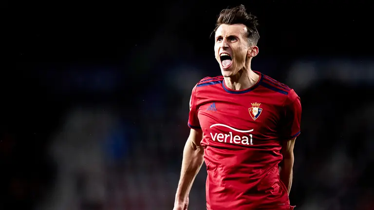 Ante Budimir en el partido Osasuna - Real Madrid (1-3).
Ricardo Larreina / AFP7 / Europa Press
20/4/2022 ONLY FOR USE IN SPAIN