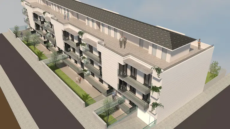 Recreación del edificio proyectado. AYUNTAMIENTO DE TUDELA