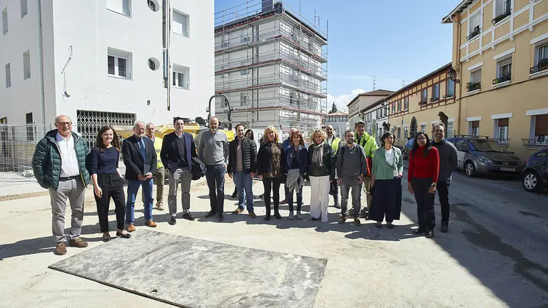 La Colonia San Miguel se suma al proyecto Efidistrict Txantrea con la rehabilitación energética de 75 de sus viviendas. AYUNTAMIENTO DE PAMPLONA