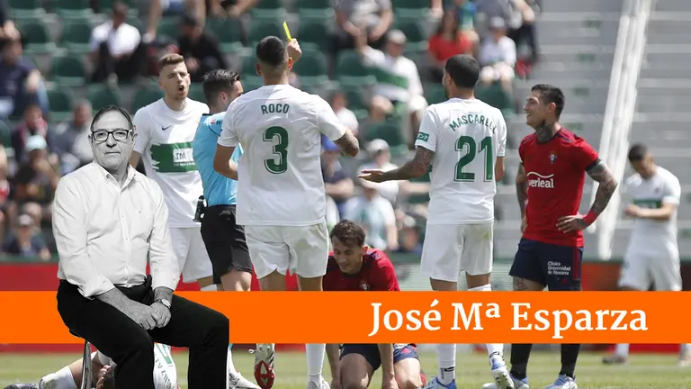 Osasuna se enfrenta al Elche en el Martínez Valero en el partido correspondiente a la trigésimo cuarta jornada de La Liga. C.A. OSASUNA