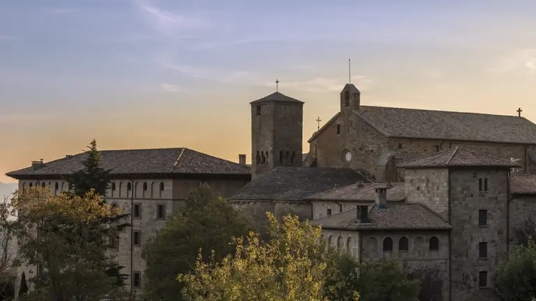 Exterior del Monasterio de Leyre. Foto: Flickr.
