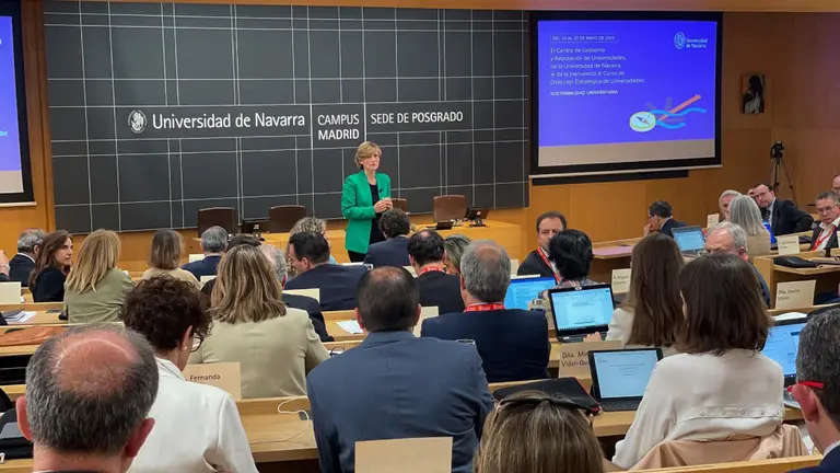 La Rectora María Iraburu: En Sostenibilidad, Las Universidades Podemos Aportar La Fiabilidad De La Investigación - UNIVERSIDAD DE NAVARRA
