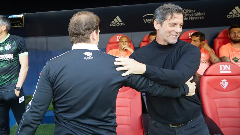 Partido de La Liga Santander entre Osasuna y Getafe disputado en el estadio de El Sadar. IÑIGO ALZUGARAY