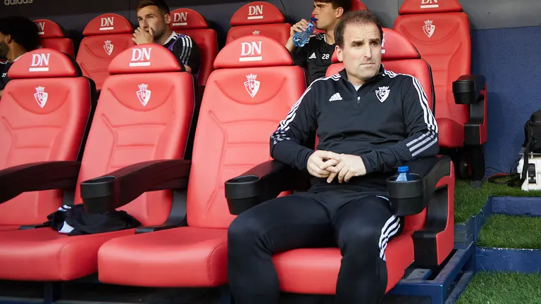 Partido de La Liga Santander entre Osasuna y Getafe disputado en el estadio de El Sadar. IÑIGO ALZUGARAY