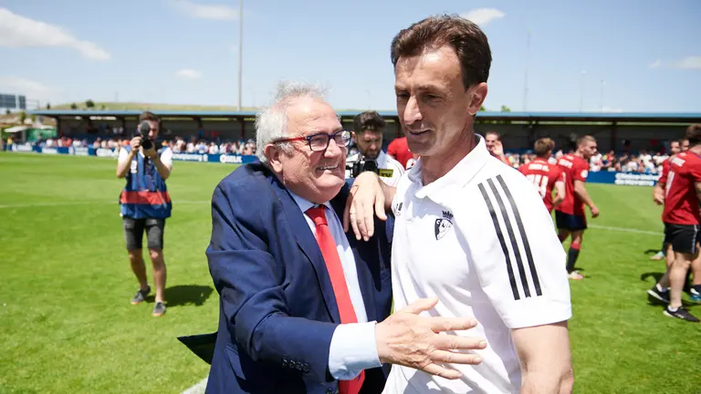 Osasuna Promesas se enfrenta al Izarra en Tajonar. PABLO LASAOSA