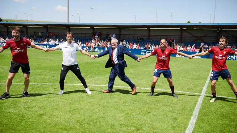 Osasuna Promesas se enfrenta al Izarra en Tajonar. PABLO LASAOSA